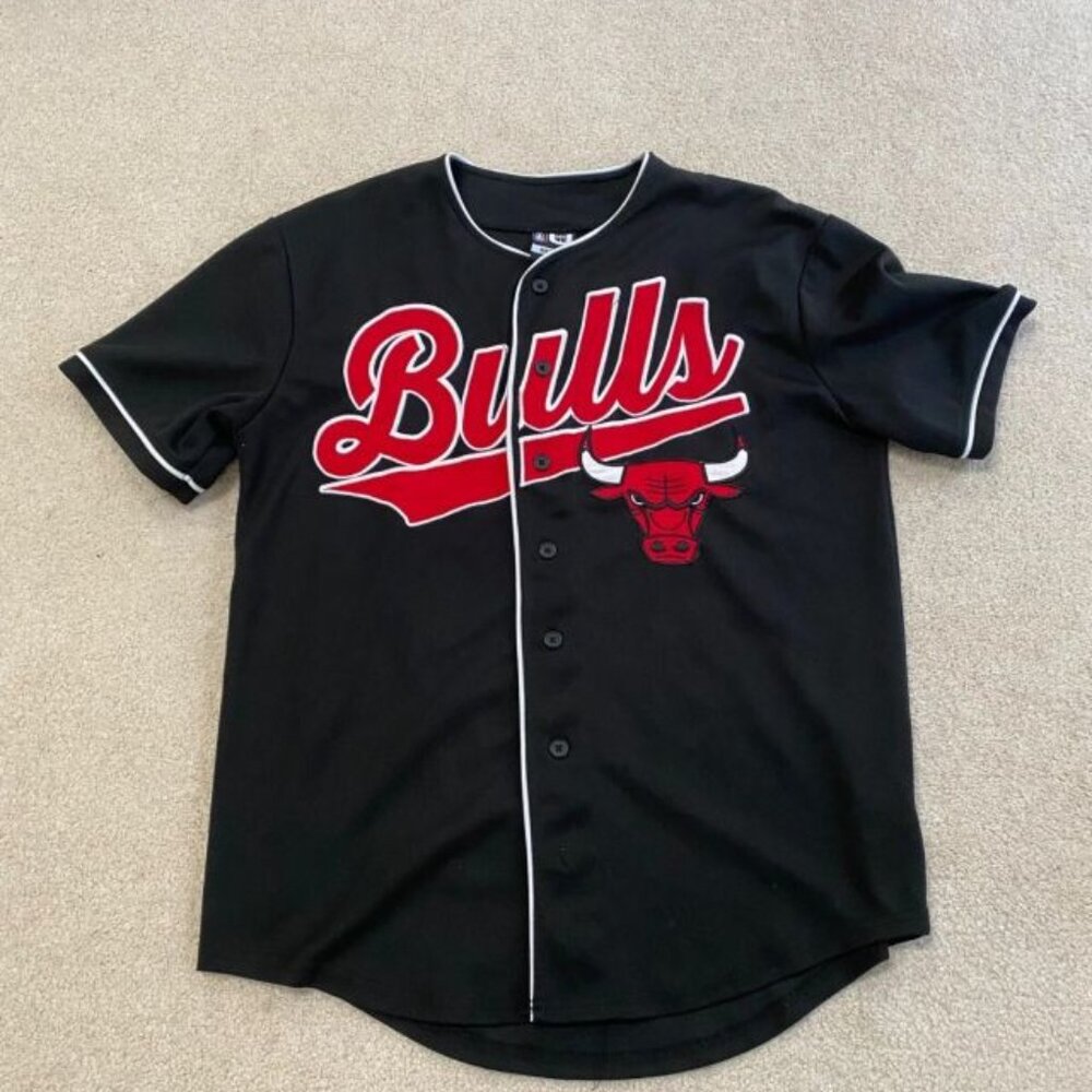 Vtg 90s Chicago Bulls NBL #66 Size Medium Basketball Back To School